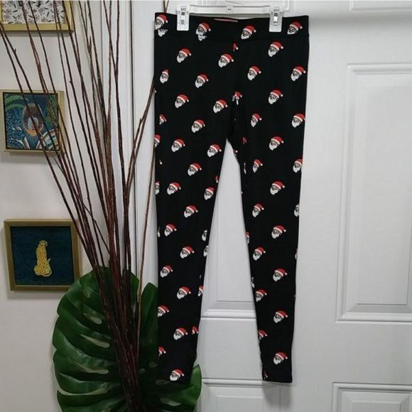 Santa Clause tipsy Elf Leggings S - Picture 4 of 8